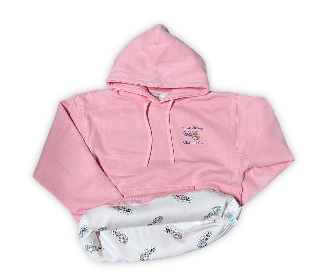 Pink Original Logo Mid-Weight Hoodie