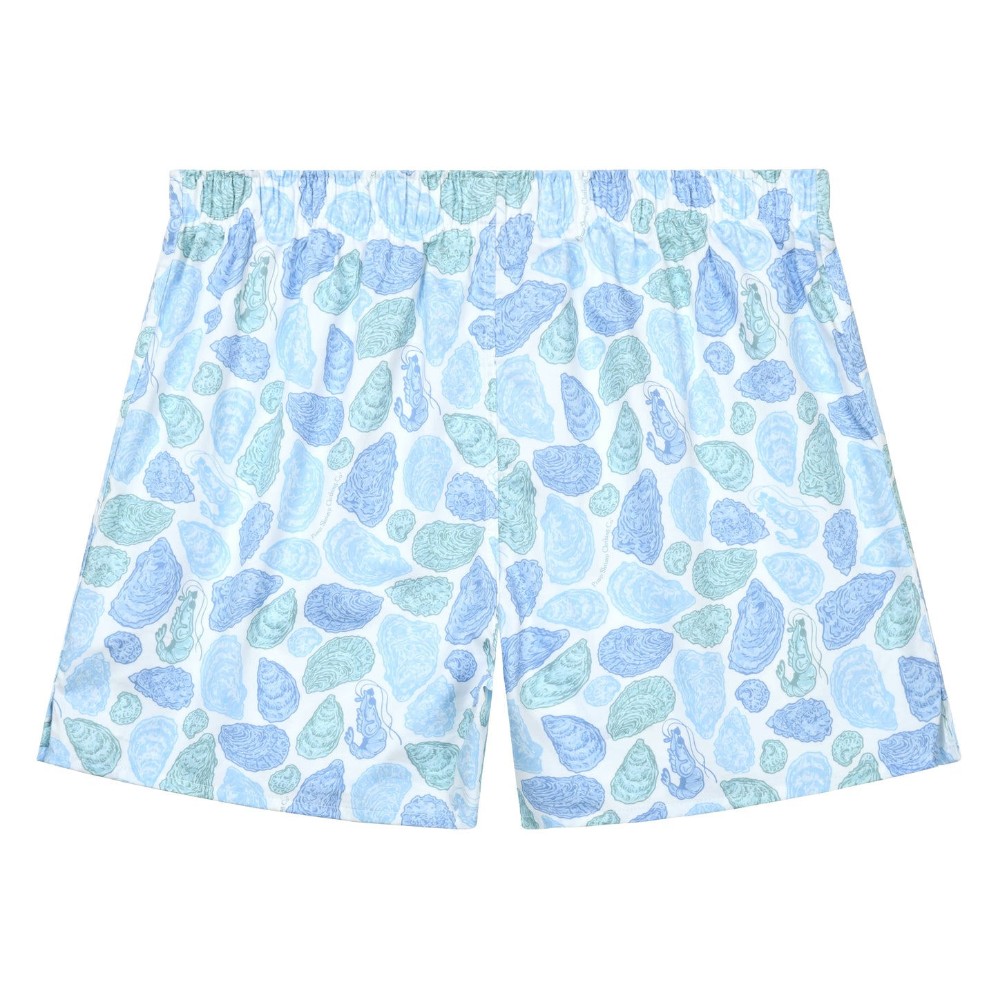 100% Comfort Cotton Boxer Shorts - Blue Oyster Camo