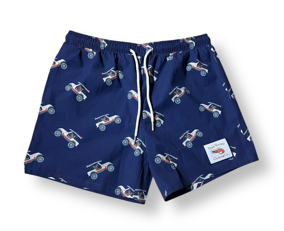 Men's Swim Shorts - Harbor Blue Off-Road