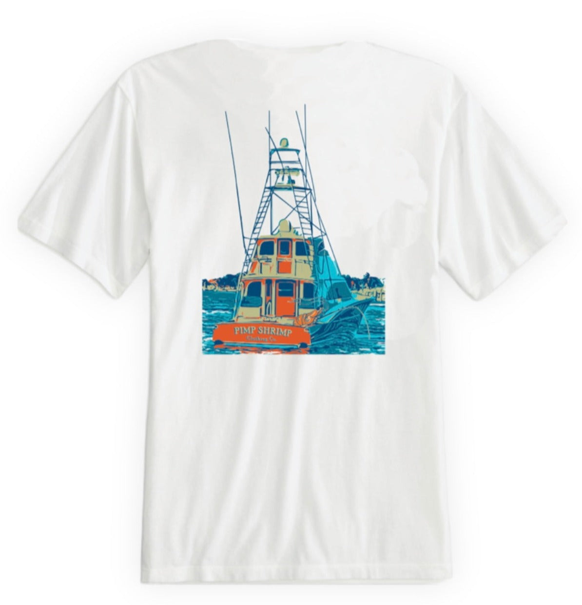 Sportfisher Short Sleeve Pocketed T-Shirt - White