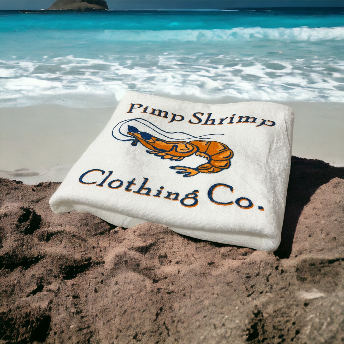 Deluxe Pimp Shrimp Beach Towels