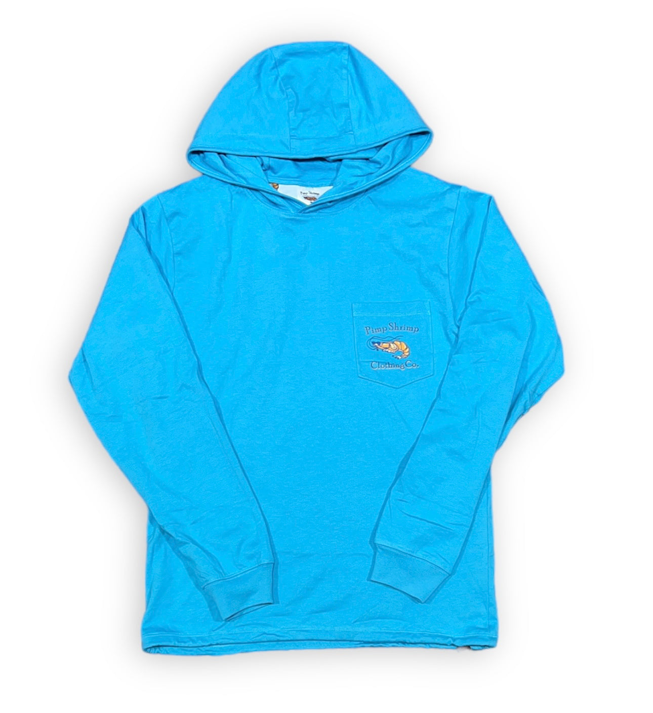 Blue Mist Comfort Lined T-Shirt Hoodie