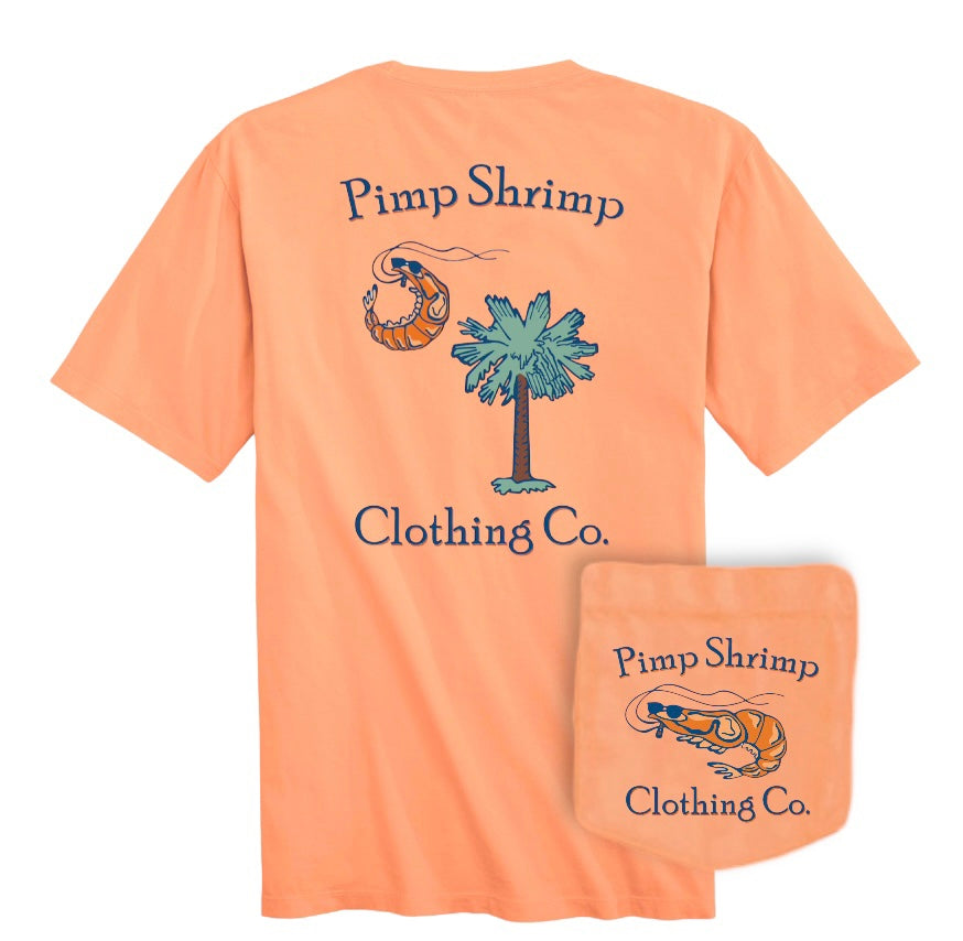 Crescent Moon Short Sleeve Pocketed T-Shirts