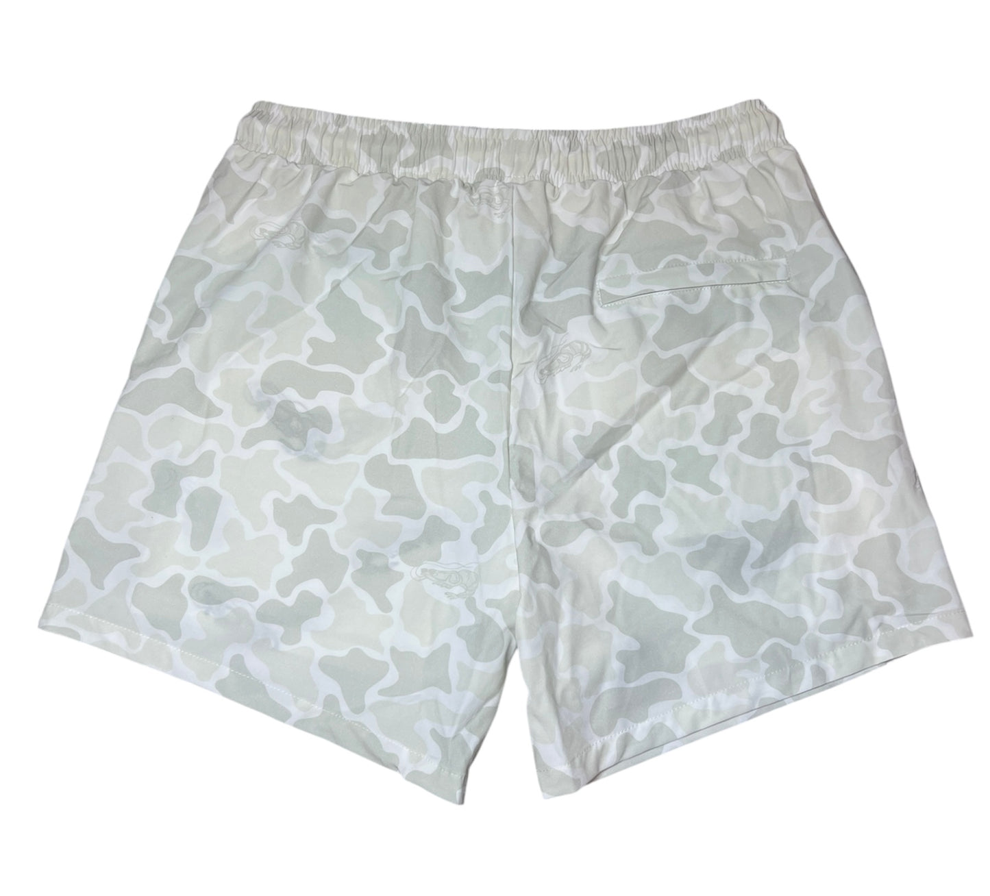 Men's Swim Shorts - New School Camo White