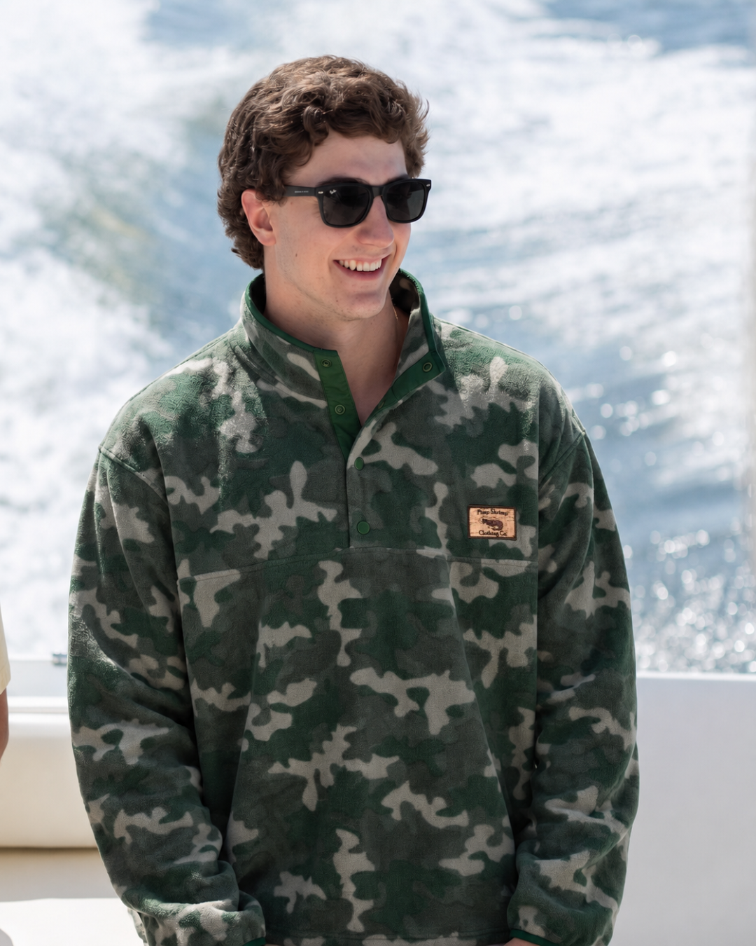 SaltMarsh Camo Fleece Pullover
