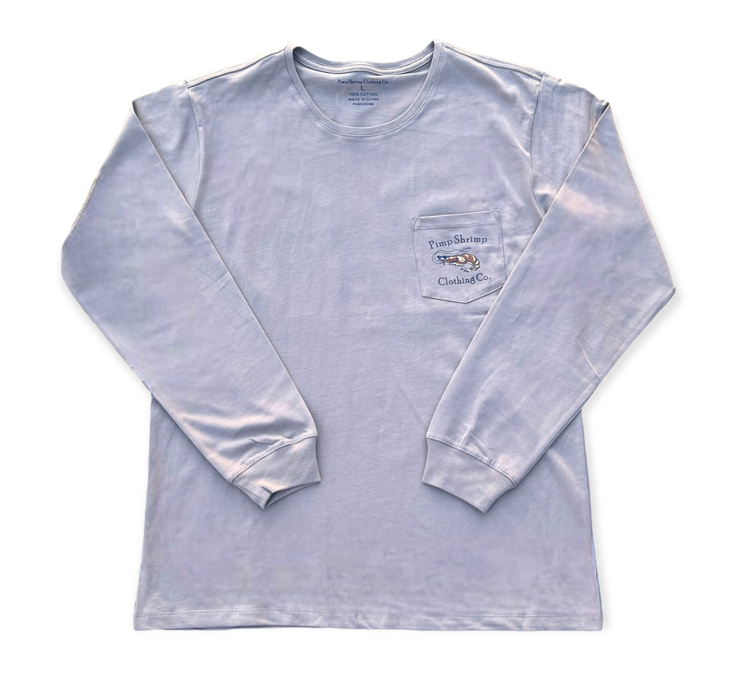 The Camo-Back Long Sleeve Pocketed T-Shirt