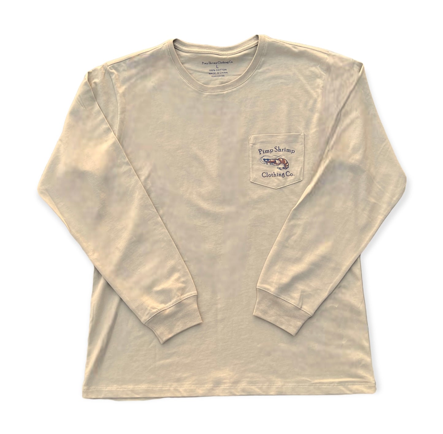 The Camo-Back Long Sleeve Pocketed T-Shirt