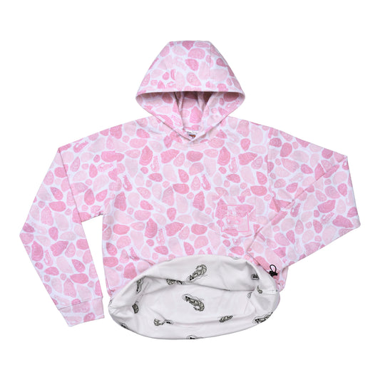 Pink Oyster Camo T-Shirt Hoodie