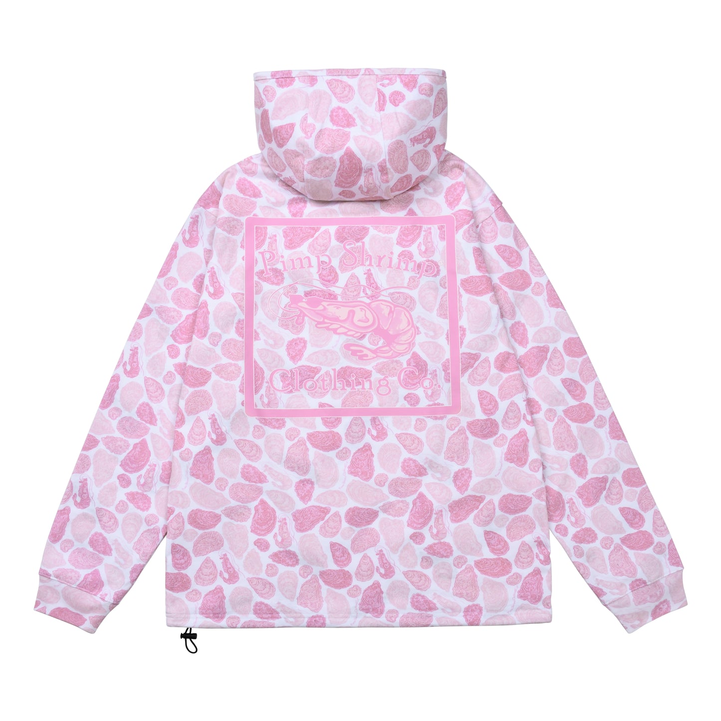 Pink Oyster Camo T-Shirt Hoodie