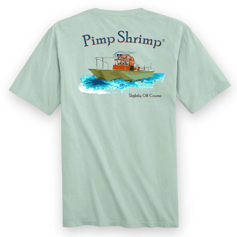 Slightly Off Course Short Sleeve T-Shirt – Pimp Shrimp Clothing