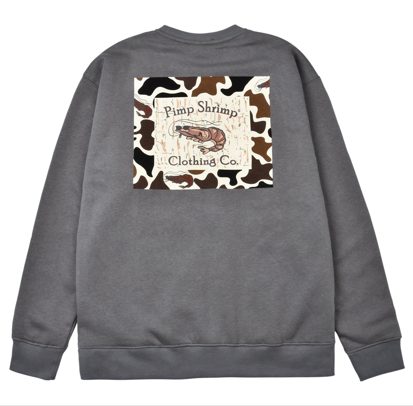 Crewneck - Charcoal Camo-Back