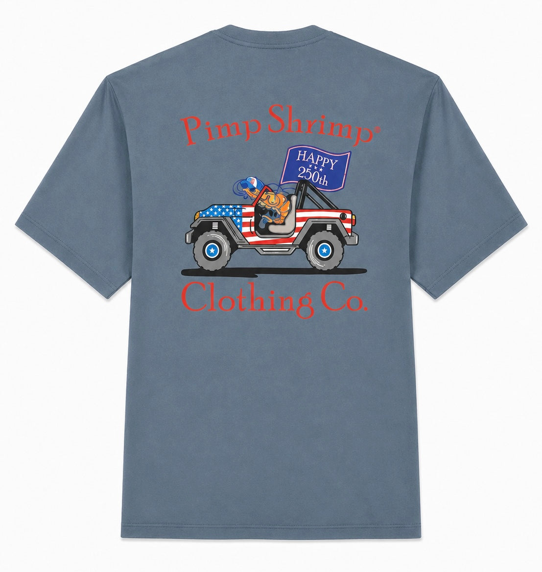 "Off-Road American" Short Sleeve Pocketed T-Shirt