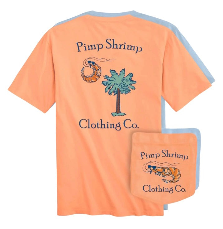 Crescent Moon Short Sleeve Pocketed T-Shirts