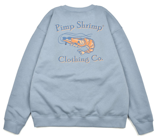 Original Logo Crewneck - Misty Blue