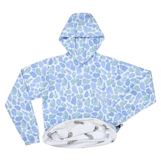 Blue Oyster Camo T-Shirt Hoodie
