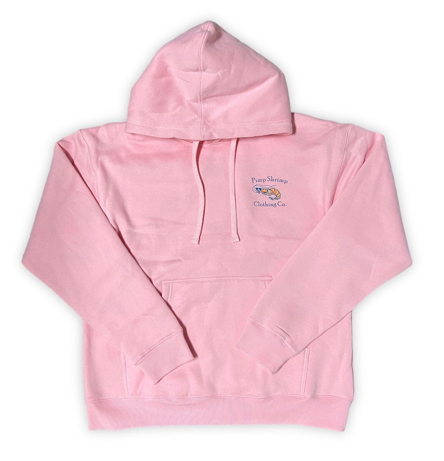 Pink Original Logo Mid-Weight Hoodie