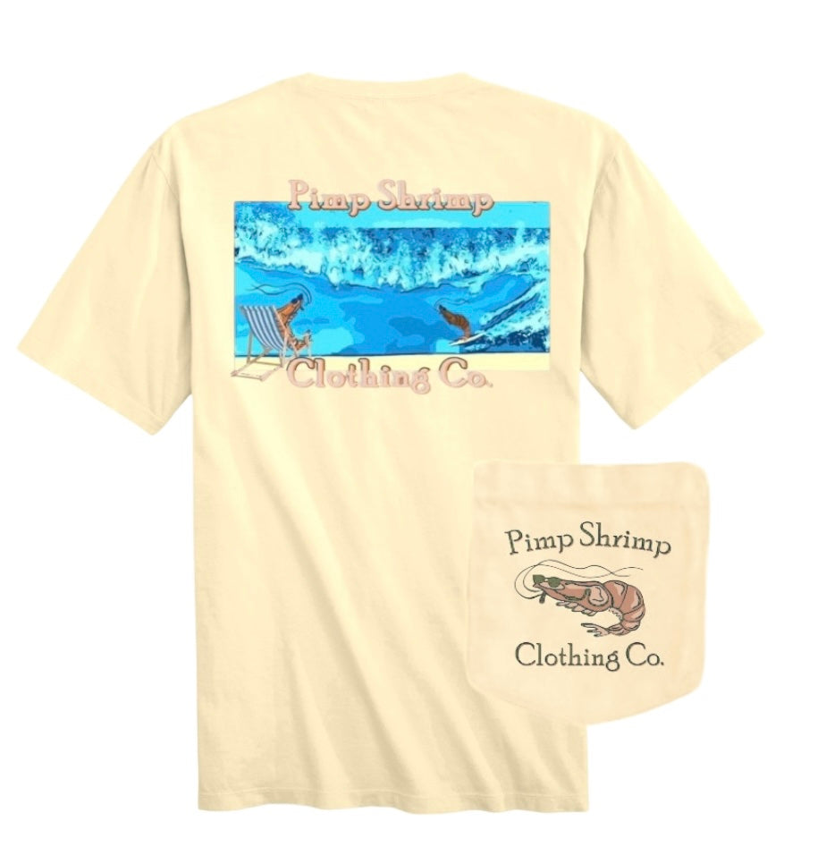 "The Tournament" Short Sleeve T-Shirt - Cream