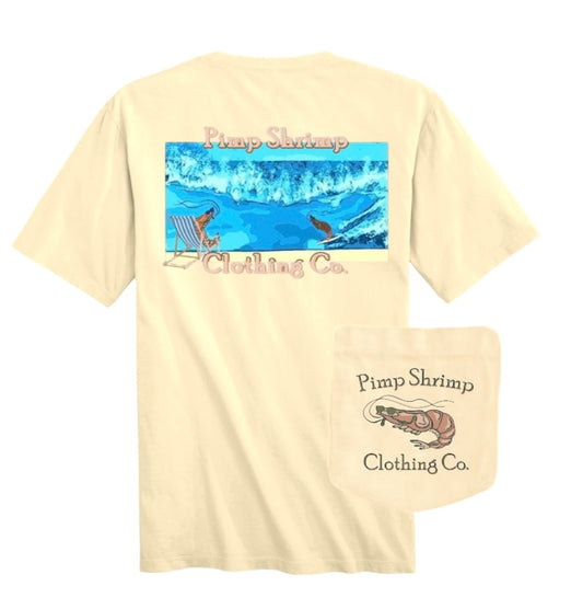 "The Tournament" Short Sleeve T-Shirt - Cream