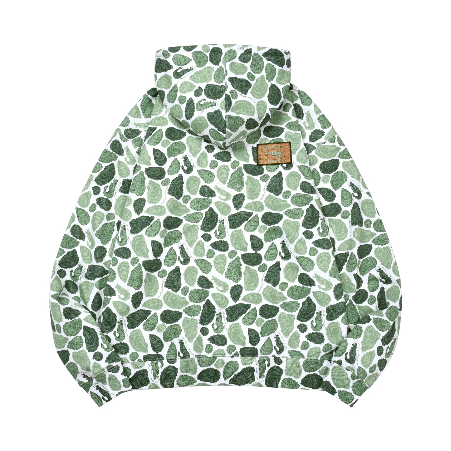 Green Oyster Camo Mid-Weight Hoodie