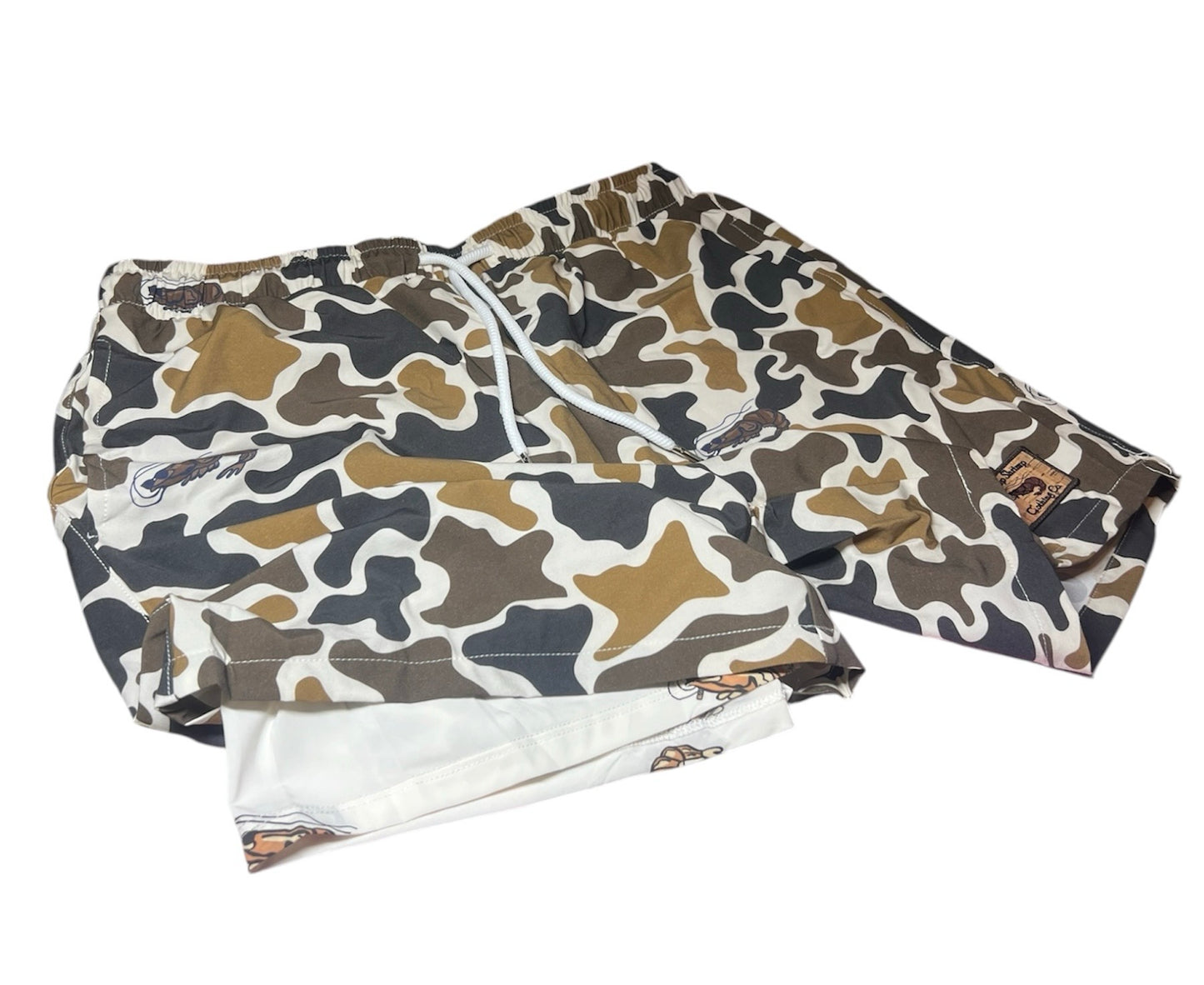 Men's Swim Shorts - New School Camo
