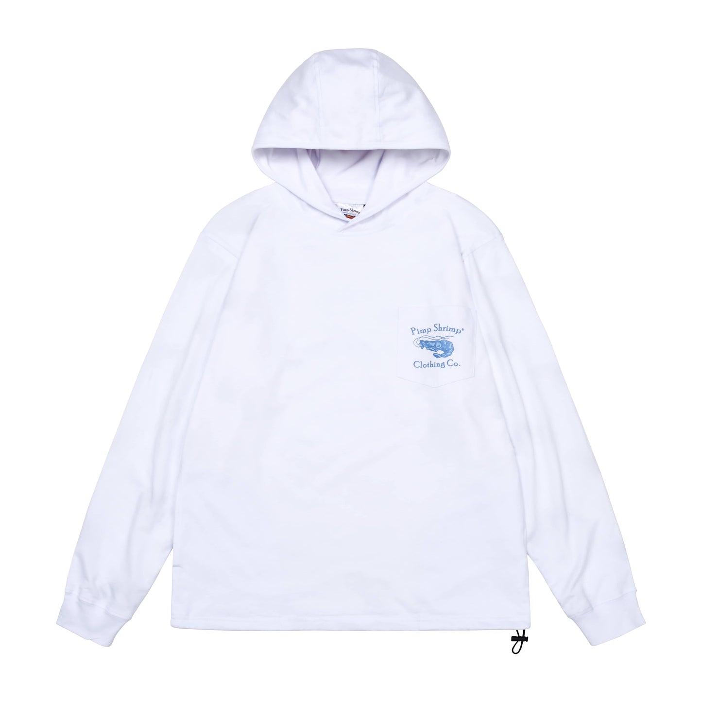 Oyster Camo-Back T-Shirt Hoodie - White
