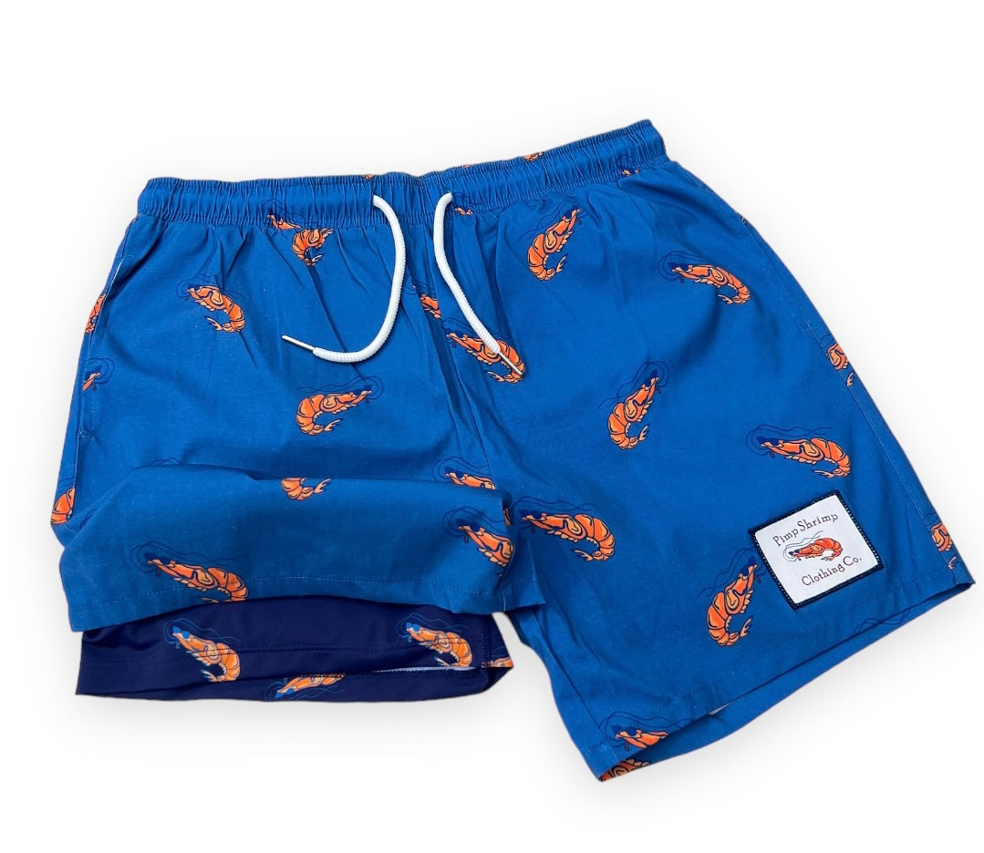 Men's Bathing Suits Pimp Shrimp Clothing