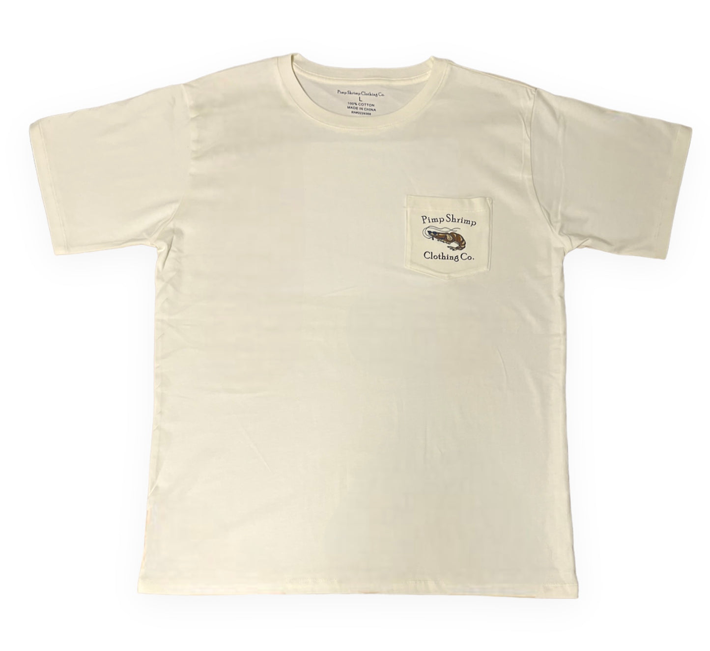 Short Sleeve Camo-Back Pocketed T-Shirt